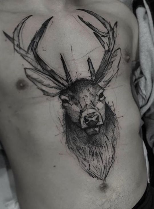 Deer Tattoo 210
