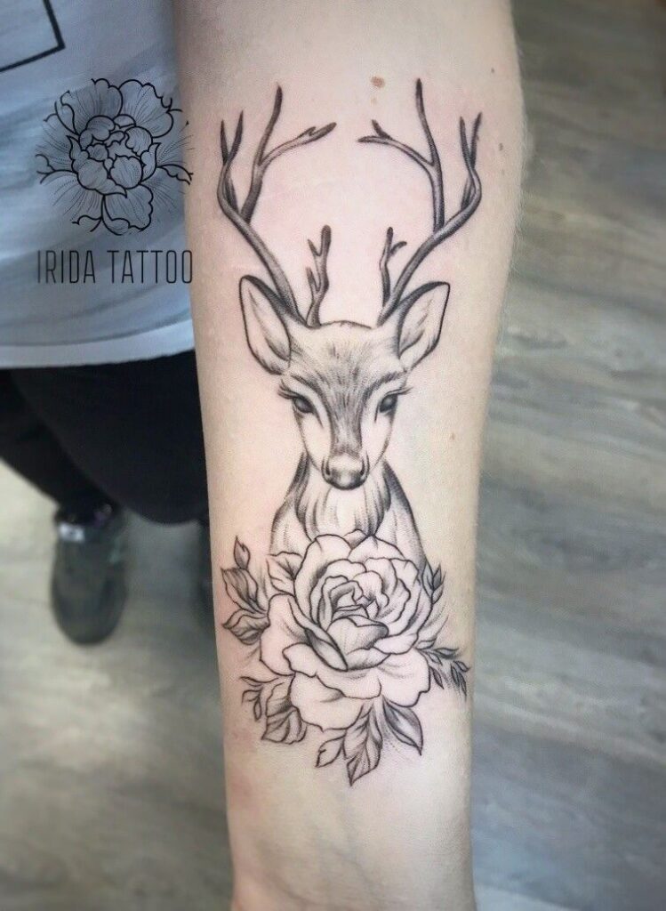 Deer Tattoo 215