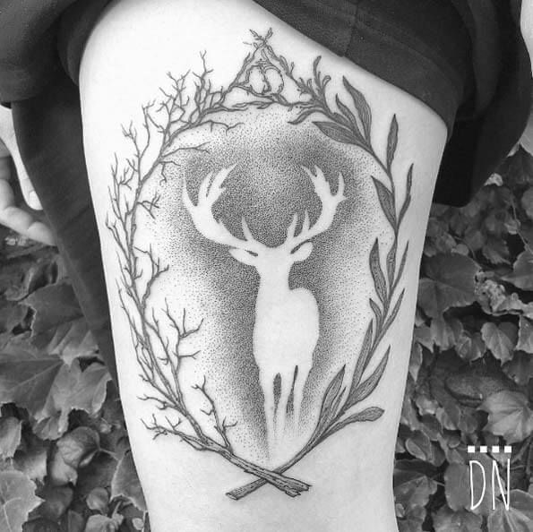 Deer Tattoo 221