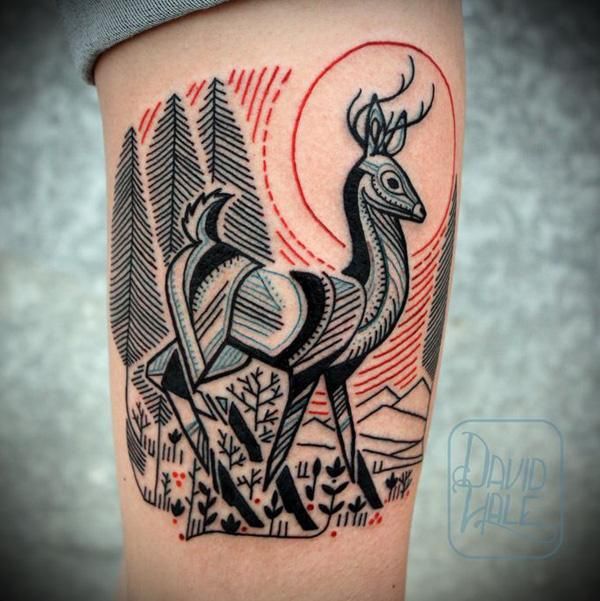 Deer Tattoo 31