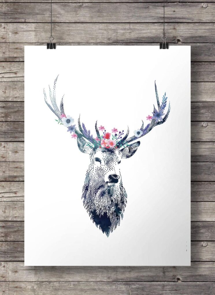 Deer Tattoo 34