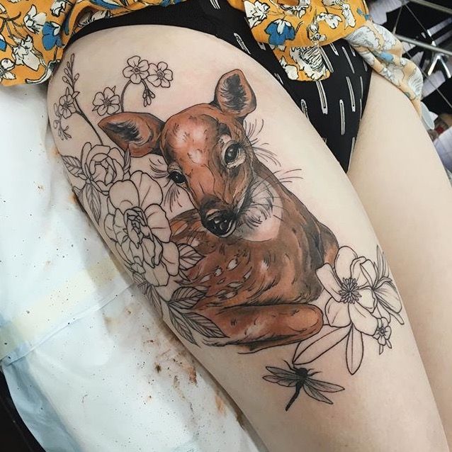 Deer Tattoo 42