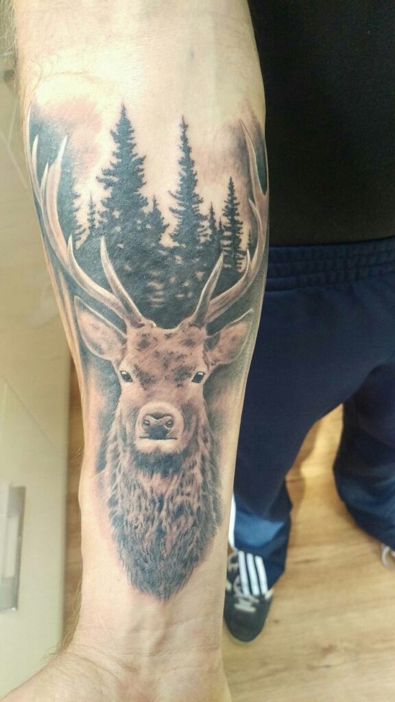 Deer Tattoo 45