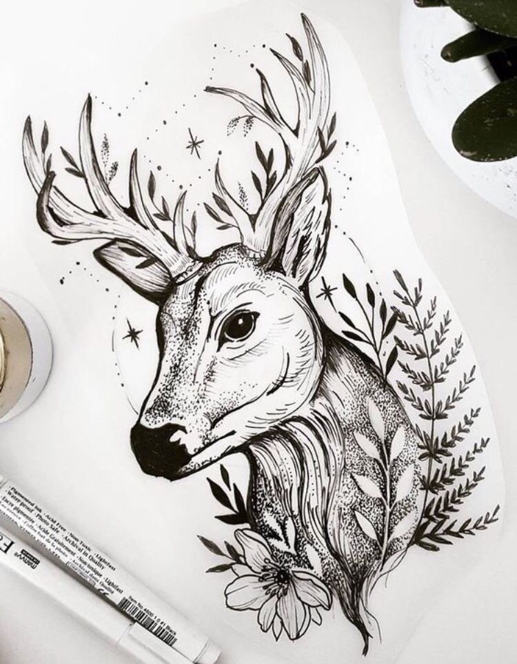 Deer Tattoo 49