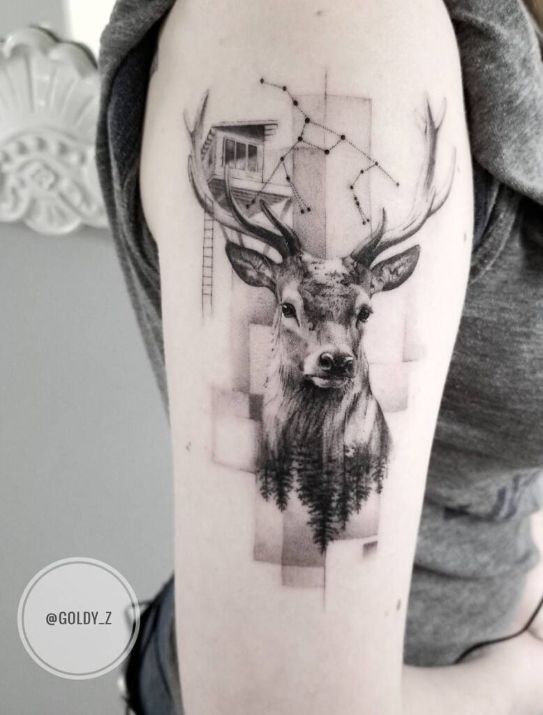 Deer Tattoo 55