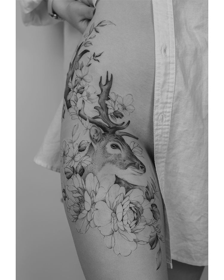 Deer Tattoo 58