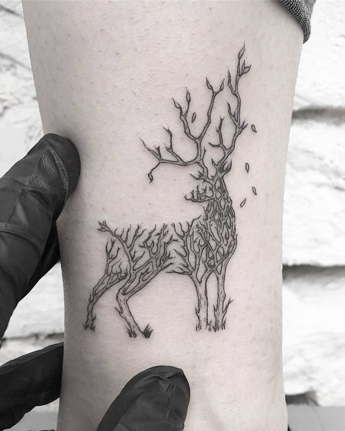 Deer Tattoo 7