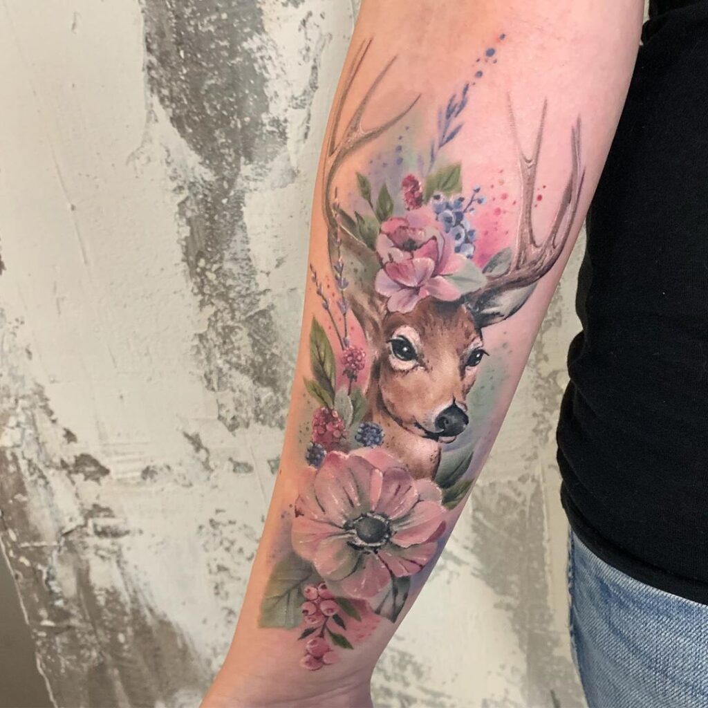 Deer Tattoo 76