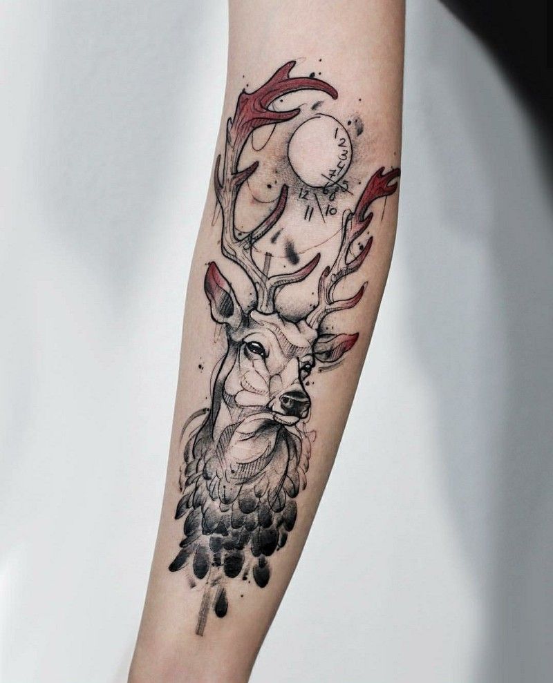 Deer Tattoo 88