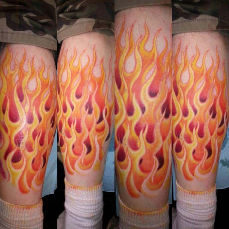 Flame Tattoo 100