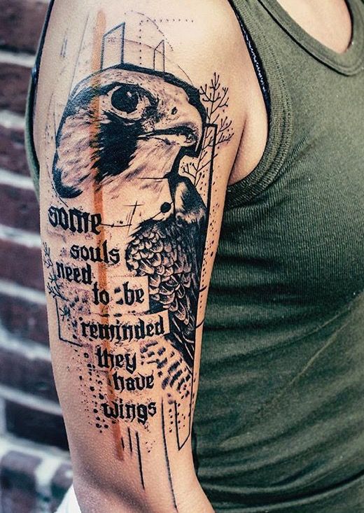 Hawk Tattoo 116