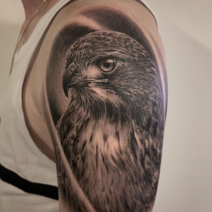 Hawk Tattoo 12