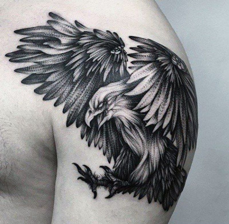 Hawk Tattoo 124