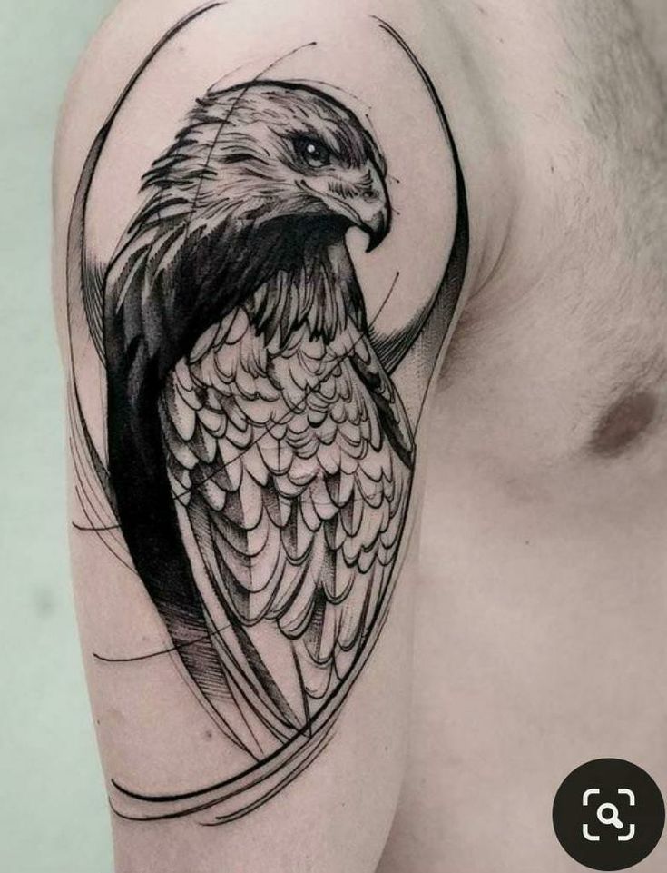 Hawk Tattoo 140