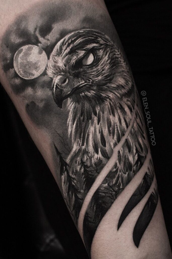 Hawk Tattoo 155