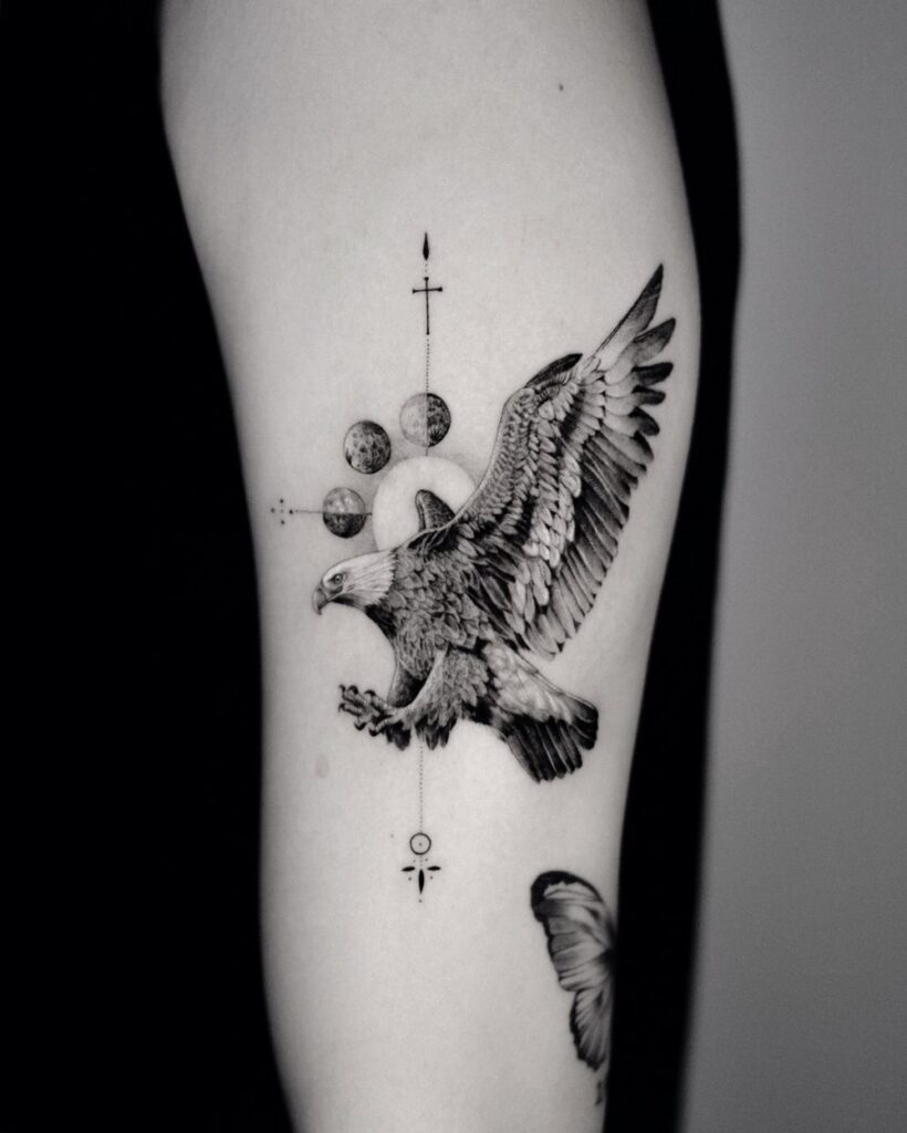 Hawk Tattoo 158