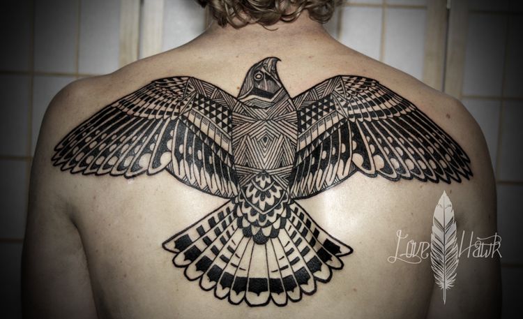 Hawk Tattoo 174