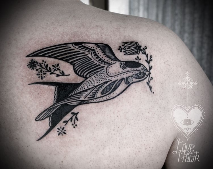 Hawk Tattoo 185