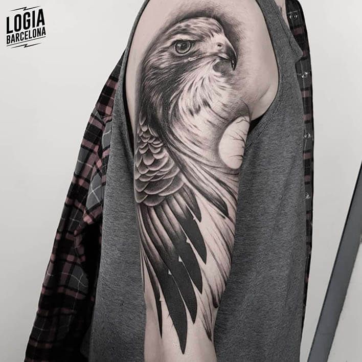 Hawk Tattoo 195