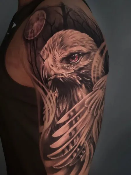 Hawk Tattoo 5
