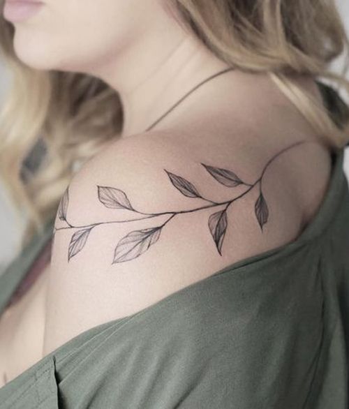 Leaf Tattoo 1