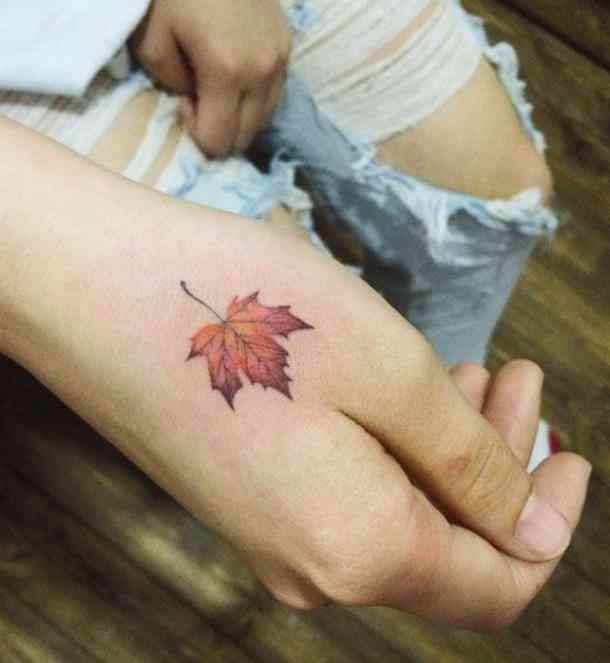 Leaf Tattoo 104