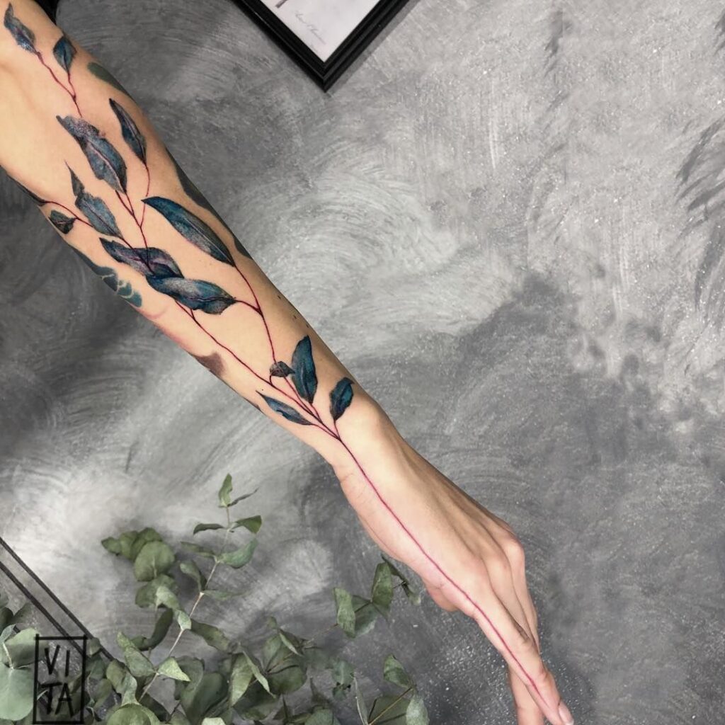 Leaf Tattoo 106