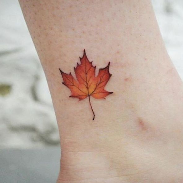 Leaf Tattoo 11