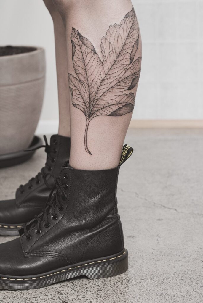 Leaf Tattoo 110