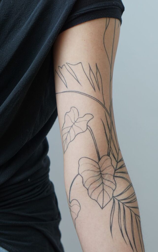 Leaf Tattoo 111