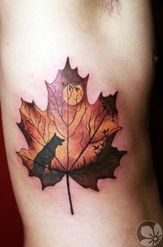 Toplist+ Marvelous Leaf Tattoo Ideas (2023) 1112 Leaf Tattoo 137