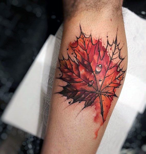 Leaf Tattoo 155