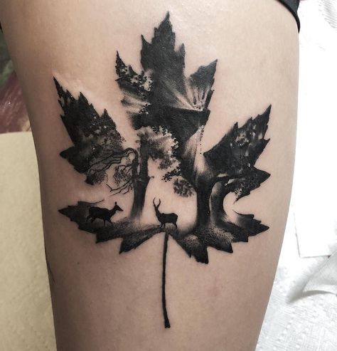 Leaf Tattoo 159