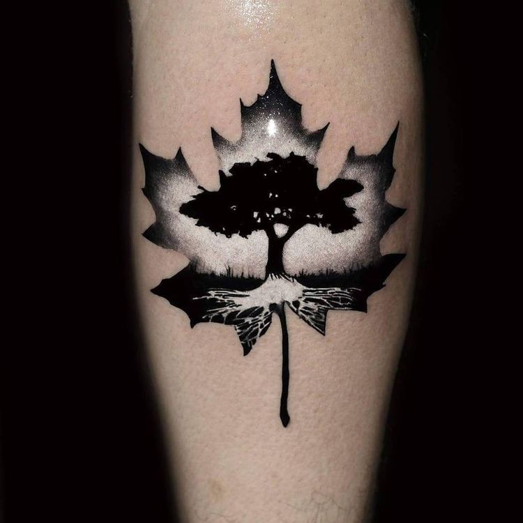 Leaf Tattoo 165