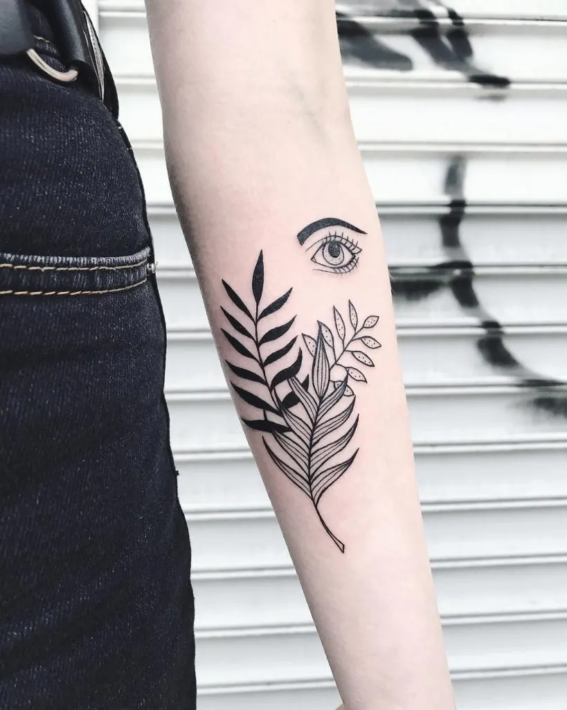 Leaf Tattoo 17