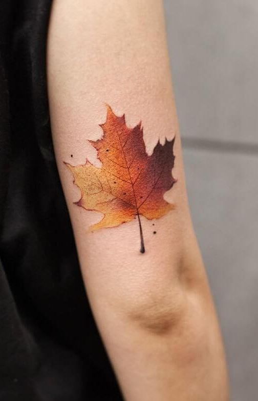Leaf Tattoo 179
