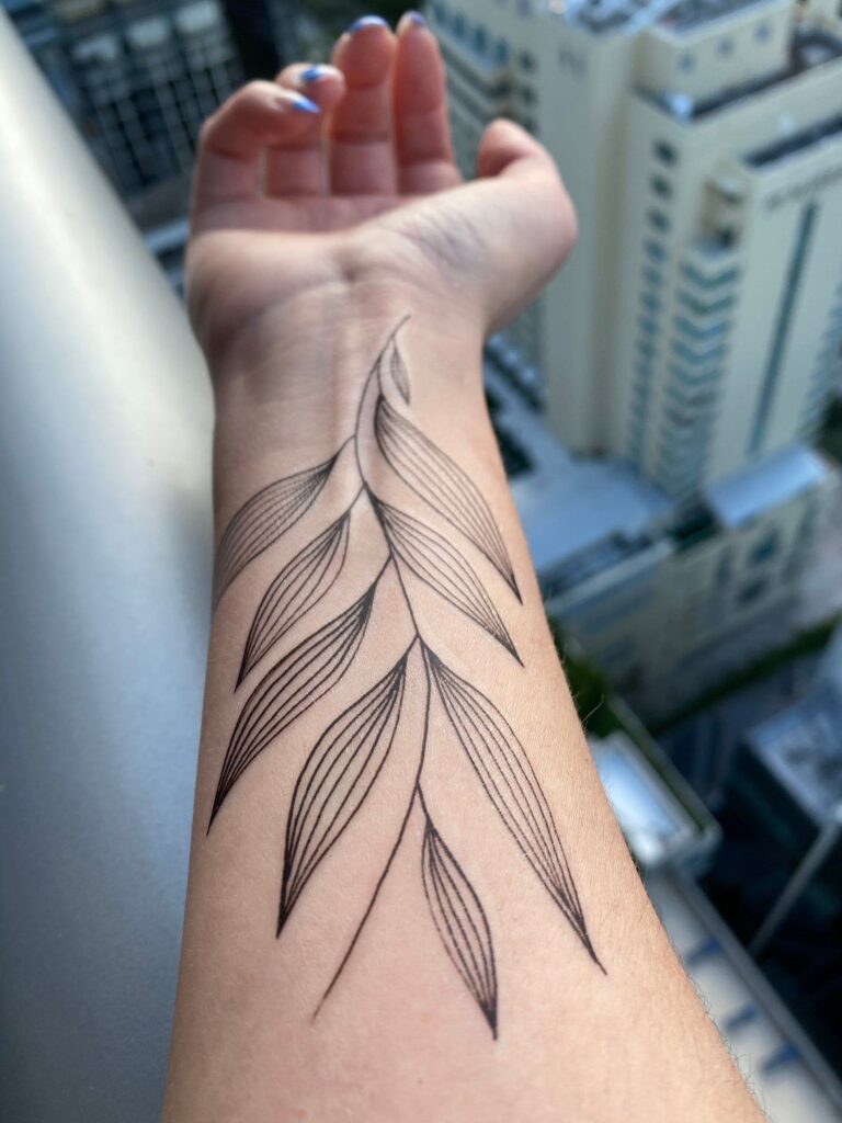 Leaf Tattoo 185
