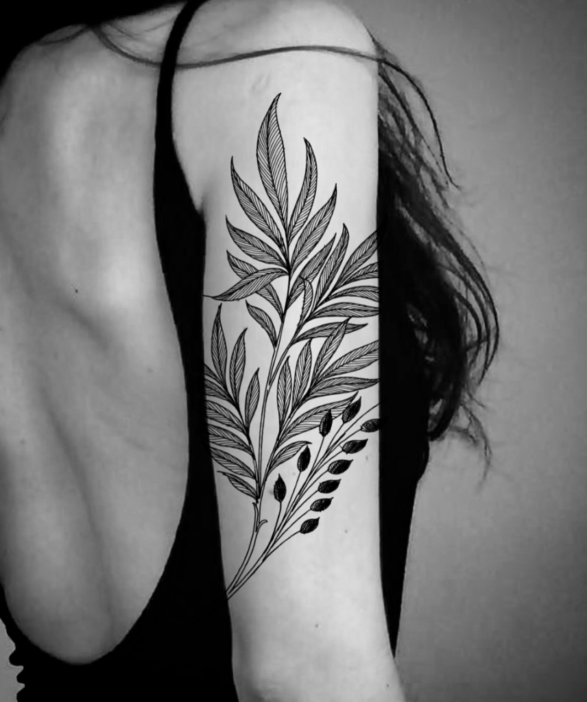 Leaf Tattoo 2