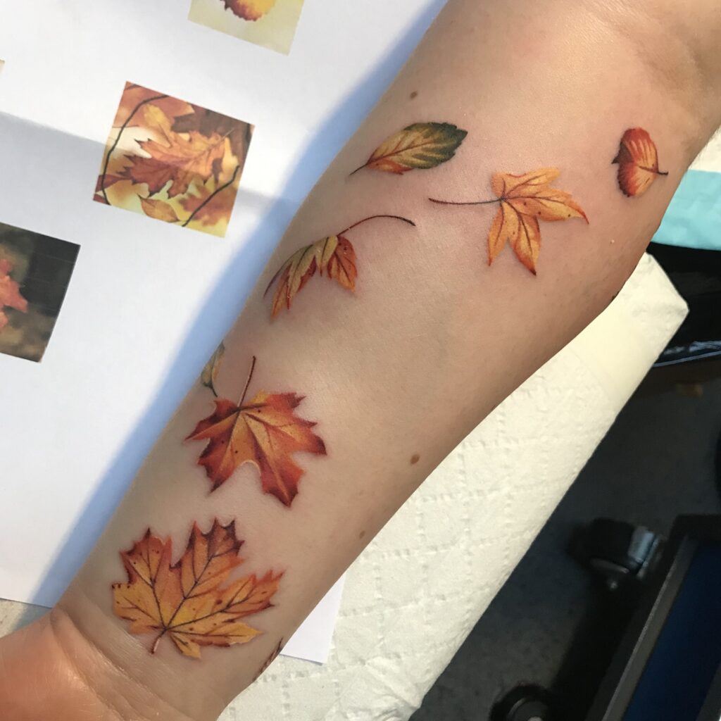 Leaf Tattoo 208