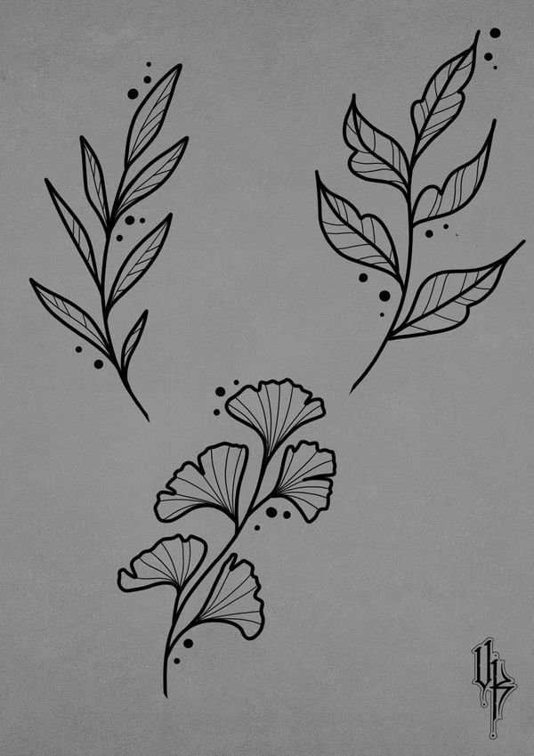 Leaf Tattoo 209