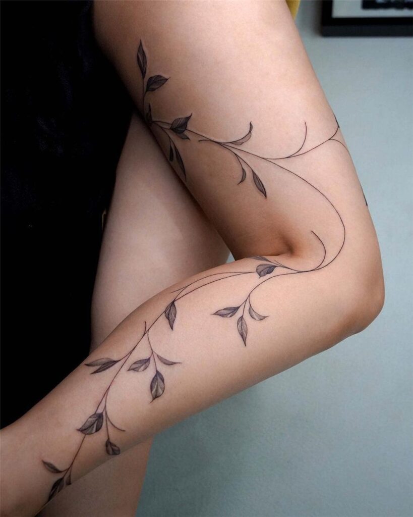 Leaf Tattoo 214
