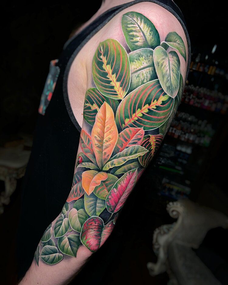 Toplist+ Marvelous Leaf Tattoo Ideas (2023) 1206 Leaf Tattoo 231