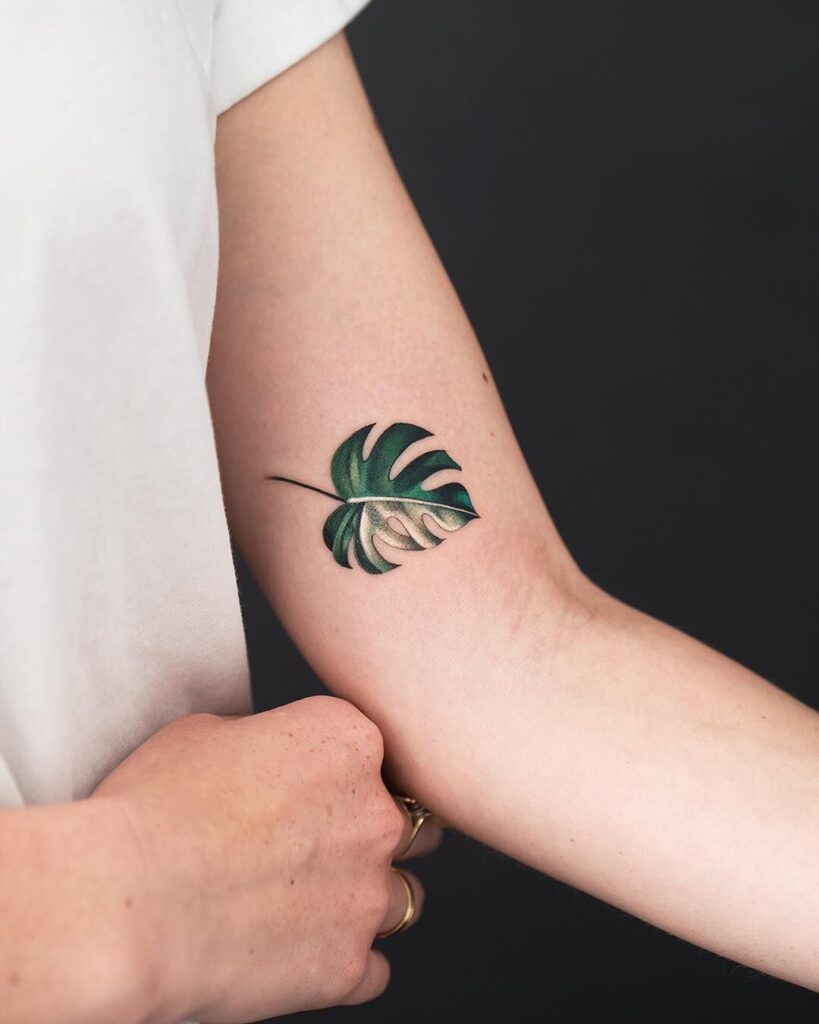 Leaf Tattoo 27