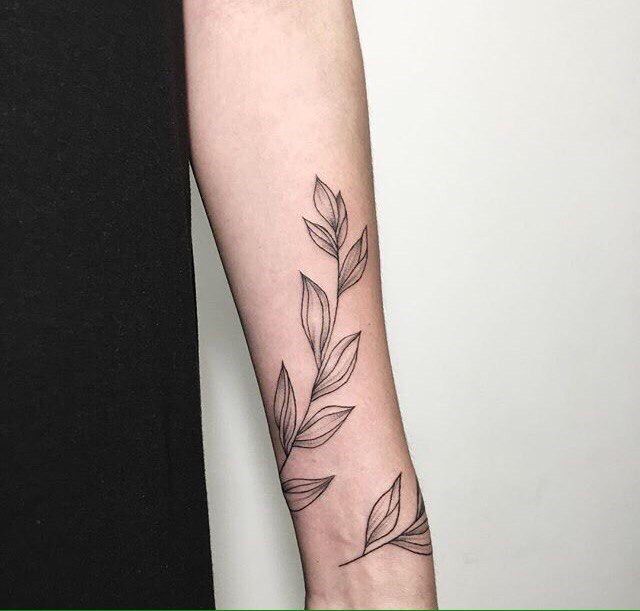 Leaf Tattoo 54