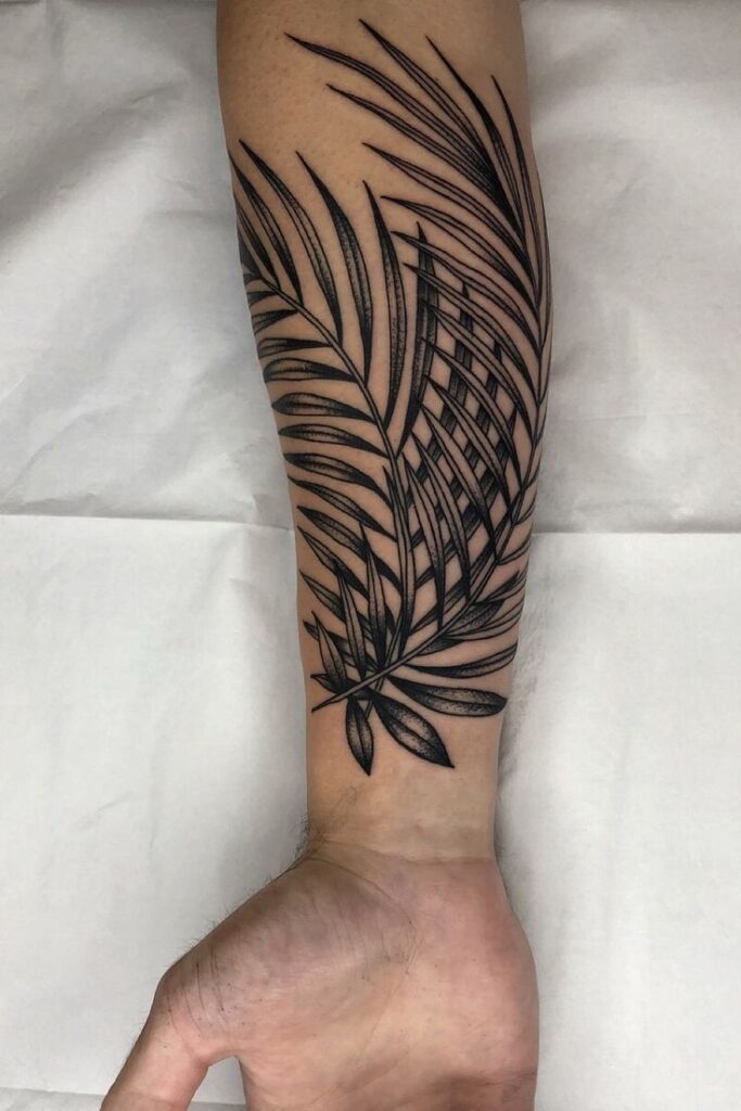 Leaf Tattoo 7