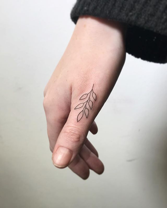 Leaf Tattoo 90
