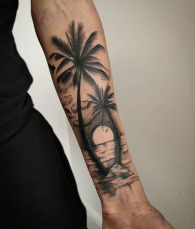 340+ Beach Tattoo Designs (2023) - TattoosBoyGirl