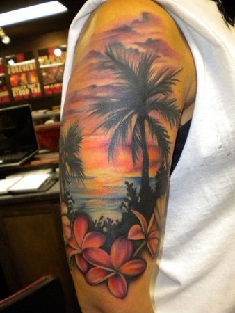 340+ Beach Tattoo Designs (2023) - TattoosBoyGirl