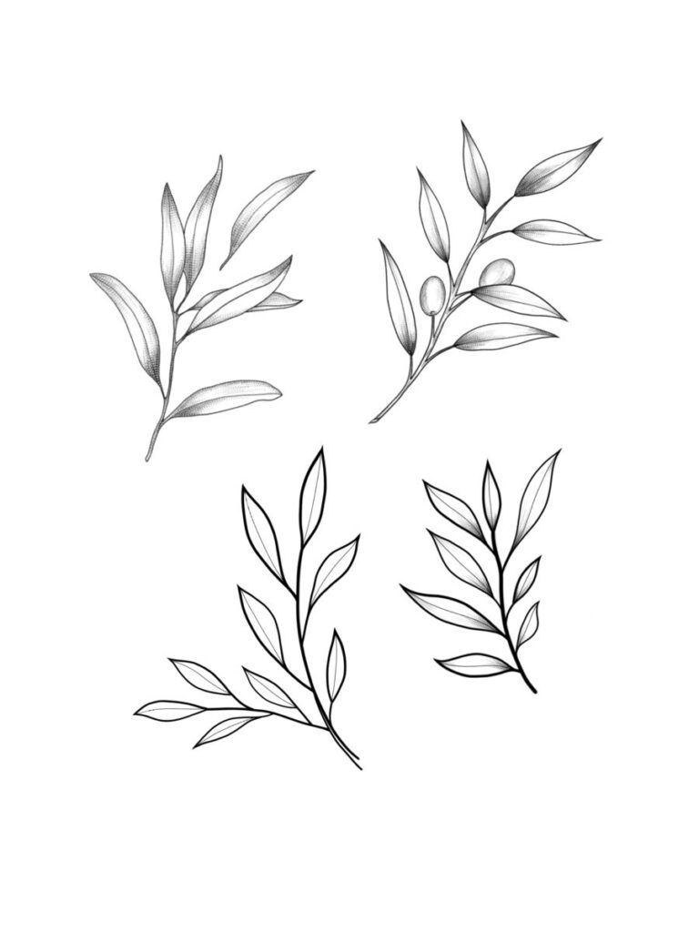 Olive Branch Tattoos 104