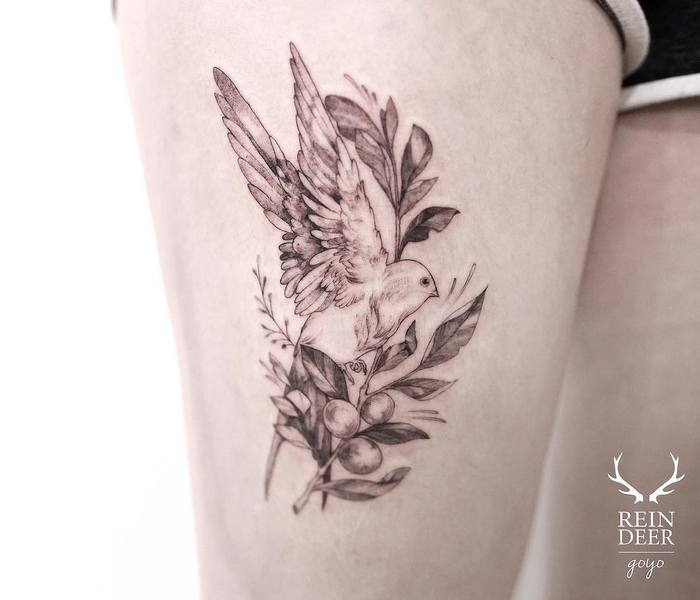 Olive Branch Tattoos 16